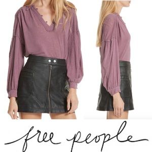 NWT Free People Rush Hour Tee A1